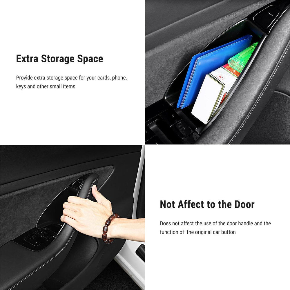 Model 3 Door Handle Storage Box(4 pcs) for Tesla(2017-2023) - Evooor