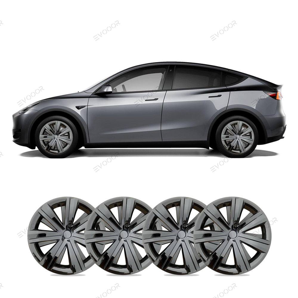 Model Y 19'' Gemini Wheels Cover Hubcaps Replacement 4PCS for Tesla (2020-2023) - Evooor