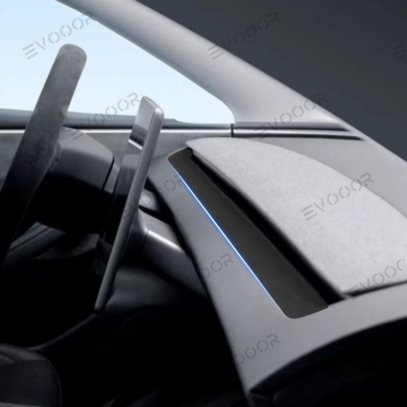 2024 Model 3 Highland Alcantara Dashboard Air Outlet Cover Sticker For Tesla - Evooor
