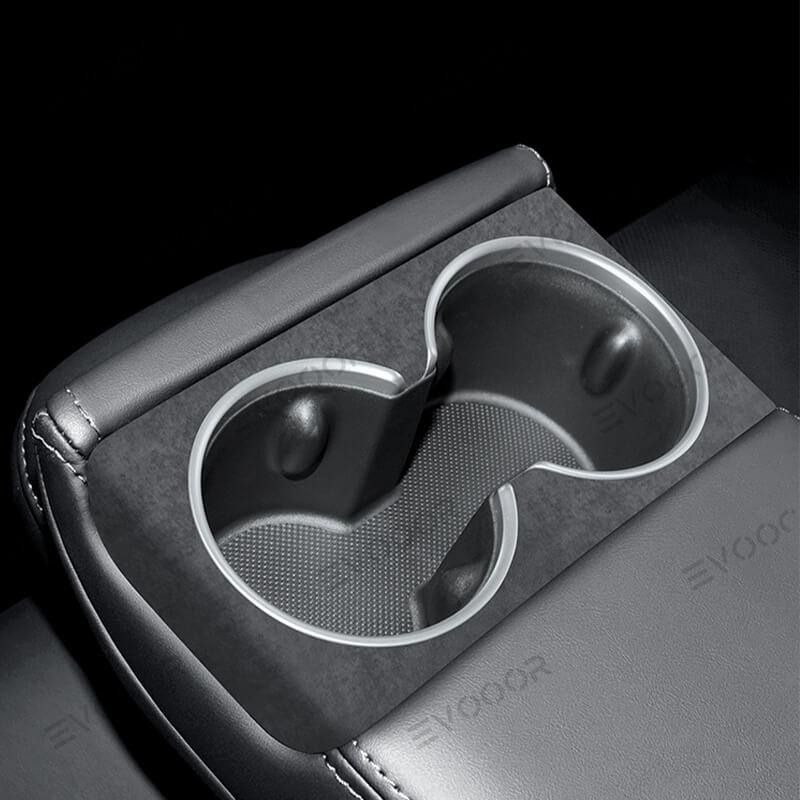 2024 Model 3 Highland Alcantara Rear Seat Cup Cover For Tesla - Evooor