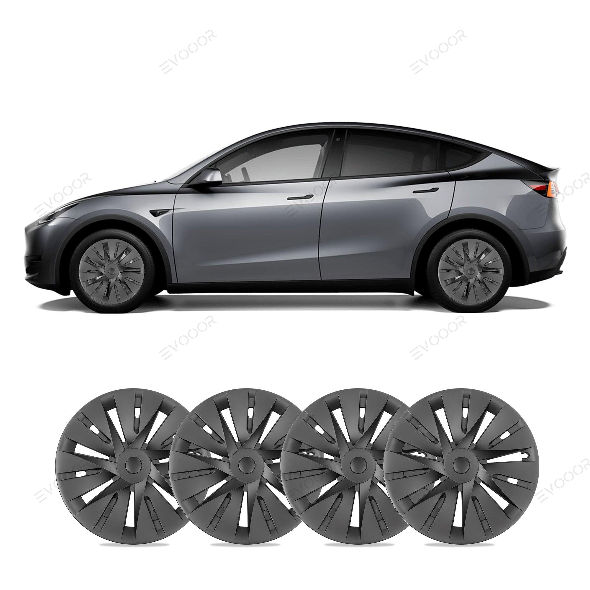 Model Y 19'' Gemini Wheels Cover Hubcaps Replacement 4PCS for Tesla (2020-2023) - Evooor