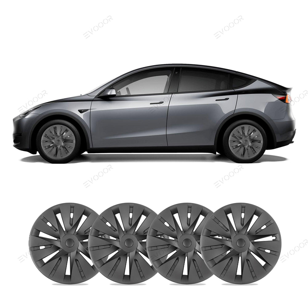 Model Y 19'' Gemini Wheels Cover Hubcaps Replacement 4PCS for Tesla (2020-2023) - Evooor