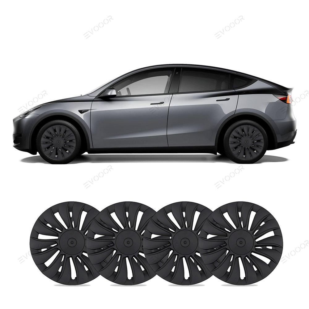 Model Y 19'' Gemini Wheels Cover Hubcaps Replacement 4PCS for Tesla (2020-2023) - Evooor