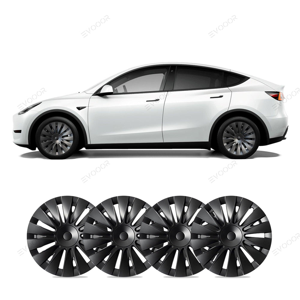 Model Y 19'' Gemini Wheels Cover Hubcaps Replacement 4PCS for Tesla (2020-2023) - Evooor