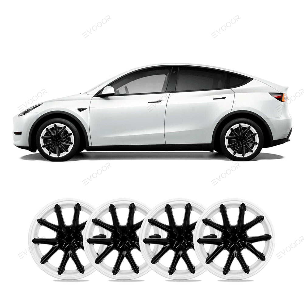 Model Y 19'' Gemini Wheels Cover Hubcaps Replacement 4PCS for Tesla (2020-2023) - Evooor