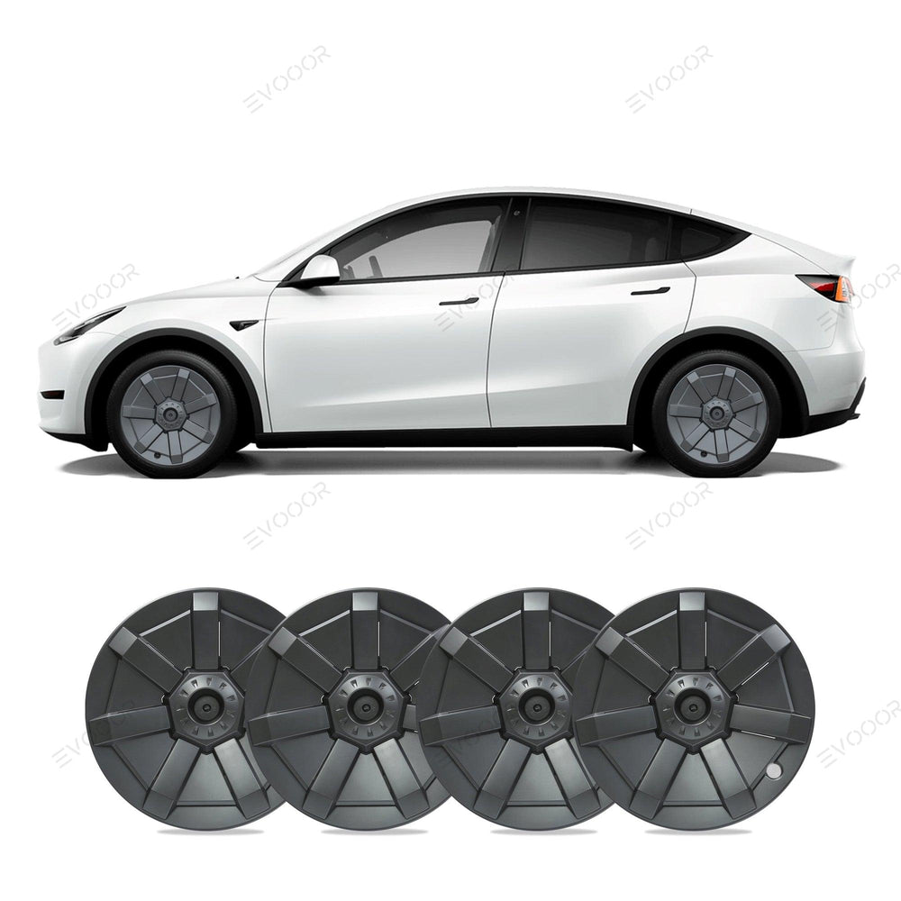Model Y 19'' Gemini Wheels Cover Hubcaps Replacement 4PCS for Tesla (2020-2023) - Evooor