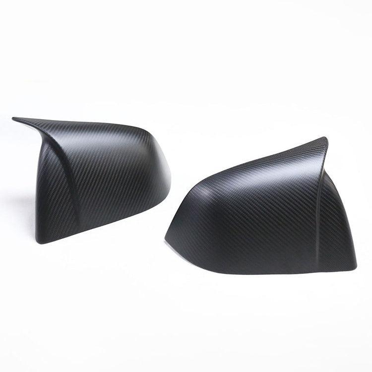 Model 3 [Real Carbon Fiber] GT Style Side Mirror Cover, Rear View Mirrors Cover Cap For Tesla (2017-2024) - Evooor
