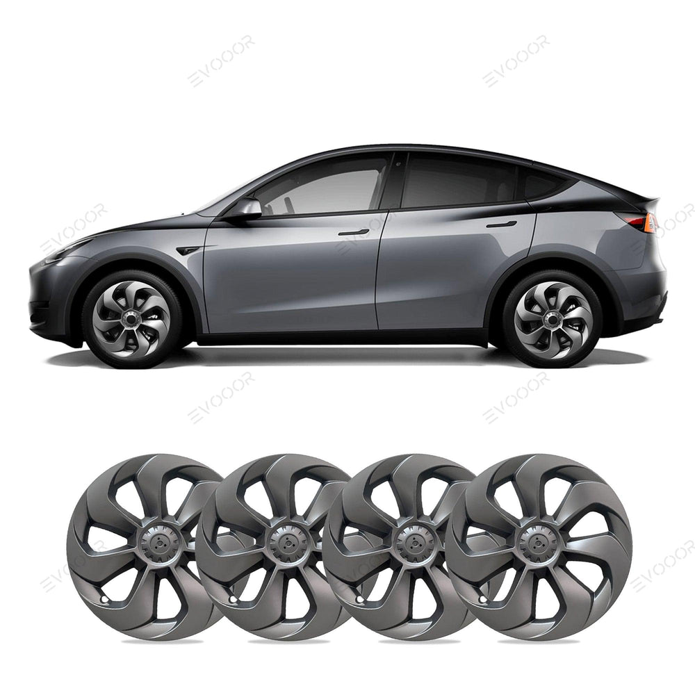 Model Y 19'' Gemini Wheels Cover Hubcaps Replacement 4PCS for Tesla (2020-2023) - Evooor