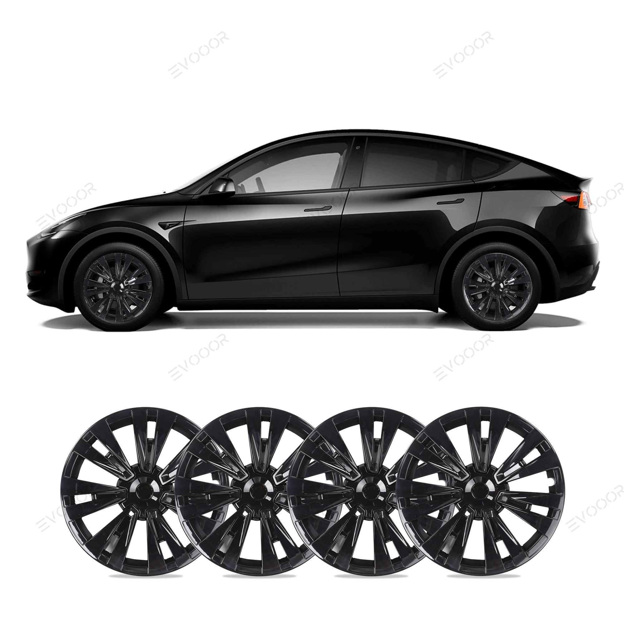 Model Y 19'' Gemini Wheels Cover Hubcaps Replacement 4PCS for Tesla (2020-2023) - Evooor