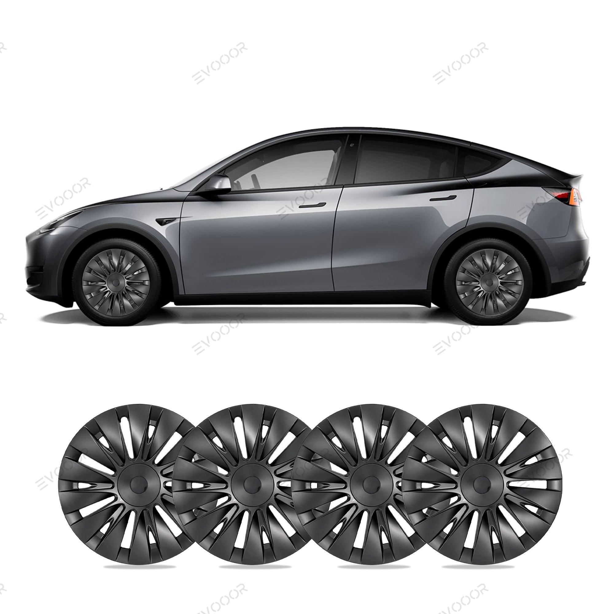 Model Y 19'' Gemini Wheels Cover Hubcaps Replacement 4PCS for Tesla (2020-2023) - Evooor