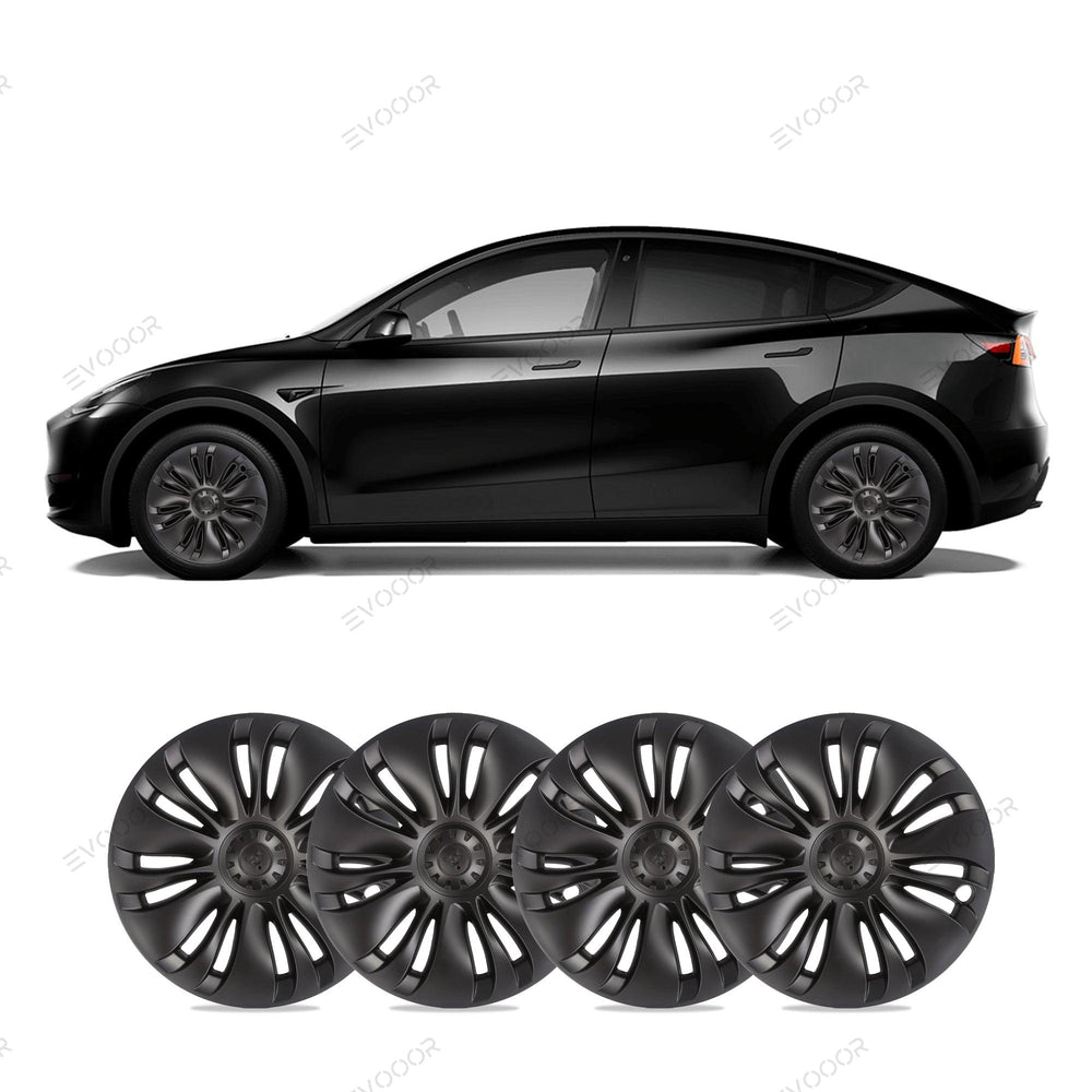 Model Y 19'' Gemini Wheels Cover Hubcaps Replacement 4PCS for Tesla (2020-2023) - Evooor