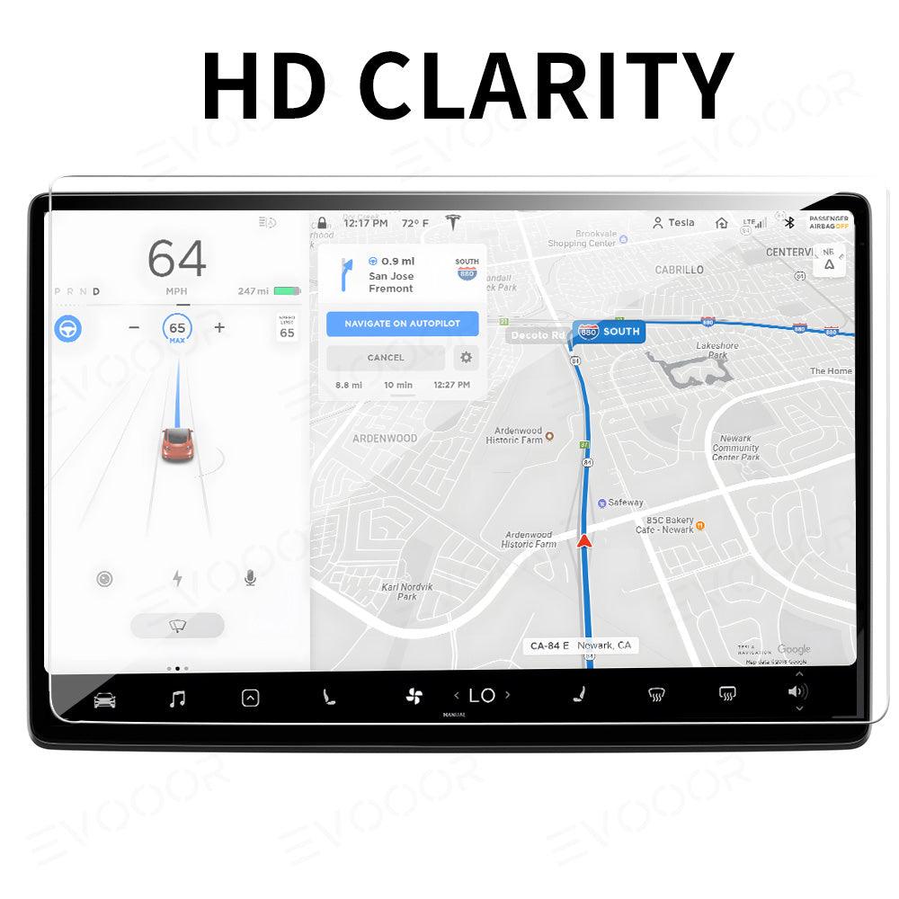 2024 Model 3 Highland Tempered Glass Screen Protector For Tesla - Evooor