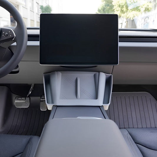 Tesla Model y Organisateur de console centrale arrière ABS Boîte de  rangement arrière pour banquette arrière centrale et porte-gobelet pour  modèle y 2020 2021 2022 2023