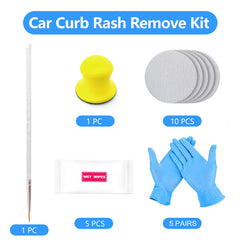 Tesla Car Curb Rash Remove Tool Kit (Use With Touch-up Paint)