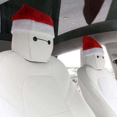 Model 3/S/Y/X Christmas Hat Headrest for Tesla - Evooor