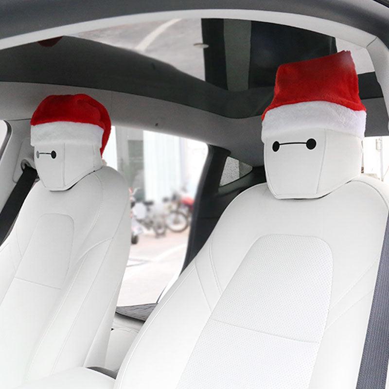 Model 3/S/Y/X Christmas Hat Headrest for Tesla - Evooor
