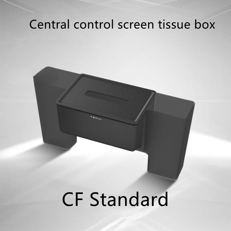 Boîte de rangement de mouchoirs de contrôle central model 3/Y avec support de téléphone pour Tesla (2017 – 2023)