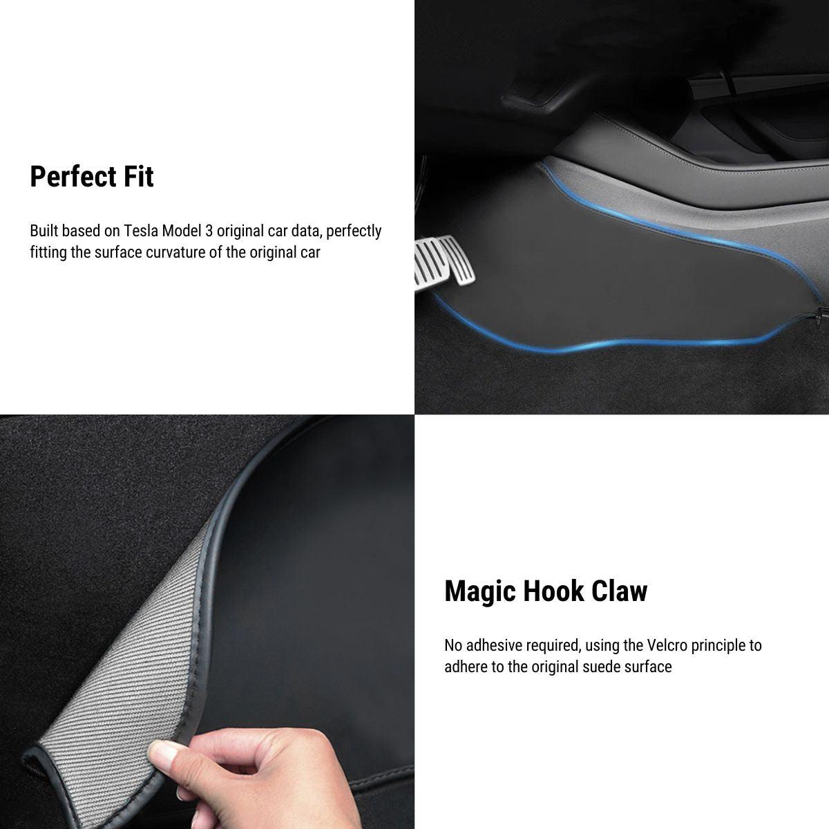 Model 3 Central Control Side Defense Kick Pad for Tesla(2017-2023) - Evooor