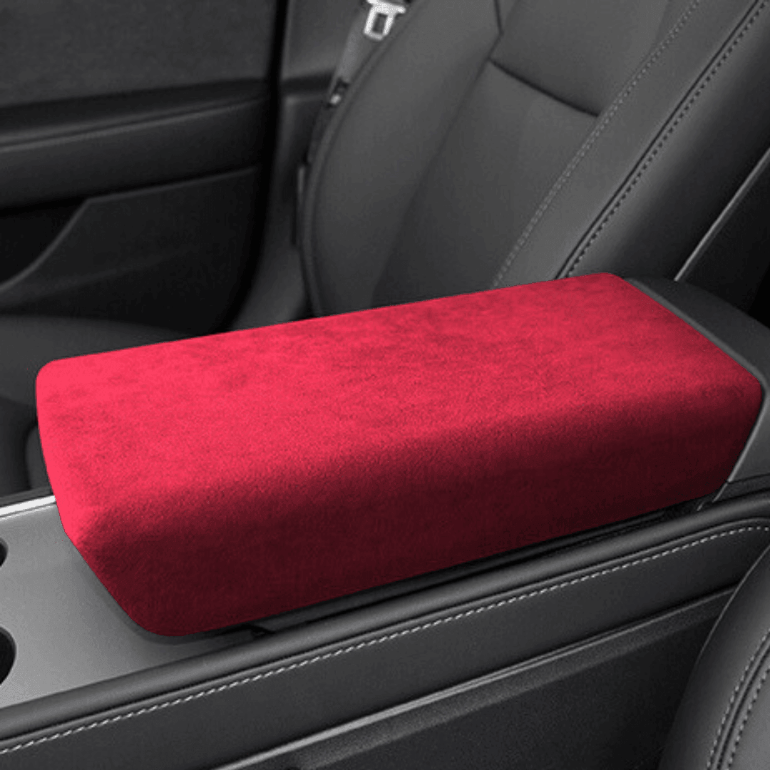Model 3/Y Alcantara Armrest Cover for Tesla(2017-2024) - Evooor